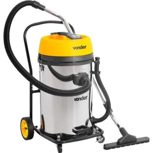 Aspirador Vonder 75L para limpeza de pó e líquidos – disponível para locação